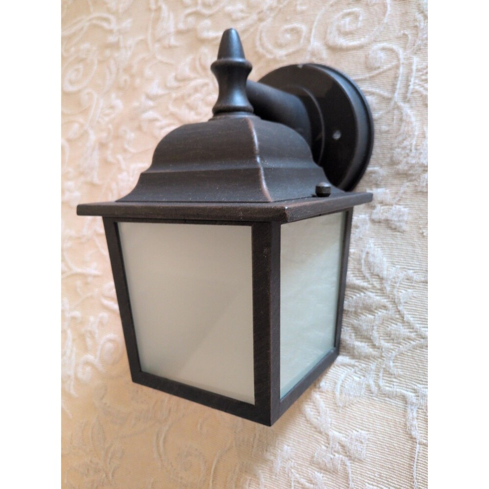 Outdoor light-Maxim  Cast 1-Light Outdoor Wall Mount Bronze 47151180 (2 Availab)